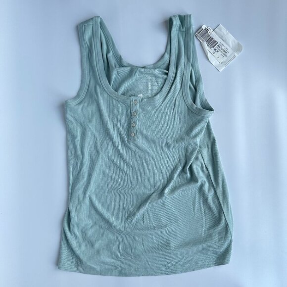 Charter Club & State of Day Green Cotton Stretch Jersey Set of 3 Pajama Tops - Picture 3 of 6